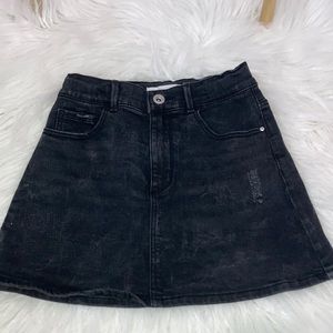 Zara kids denim mini skirt size 8